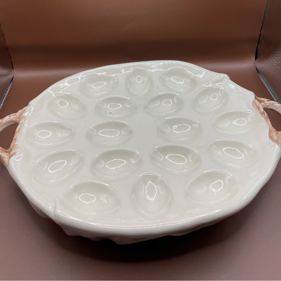 Beautiful Unique Ceramic Deviled Egg Serving Tray - Picture 4 of 12
